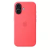 Silikonhülle mit MagSafe für Apple iPhone 17 — Bright Guava, passend für 6,3 Zoll (16 cm) Bildschirm