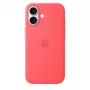 Silikonhülle mit MagSafe für Apple iPhone 17 — Bright Guava, passend für 6,3 Zoll (16 cm) Bildschirm