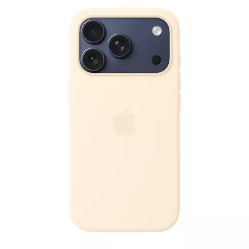 Silikonhülle mit MagSafe für Apple iPhone 17 Pro – Vanille, passend für 16 cm (6,3 Zoll) Bildschirm