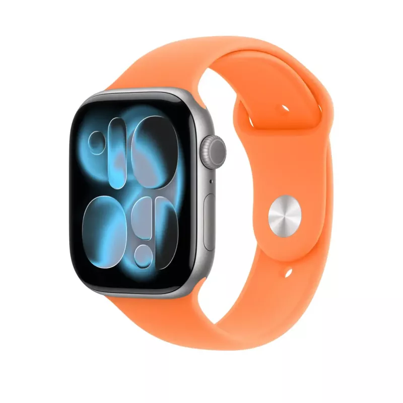 Sport Band für Apple Watch 46 mm — Clementine (Orange), Größe S/M, Handgelenk 140–190 mm