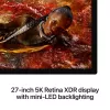 Monitor Apple Studio Display XDR — 27 Zoll 5K (5120×2880), LED, Nanotexturglas, neigungs- und höhenverstellbarer Ständer, Silber