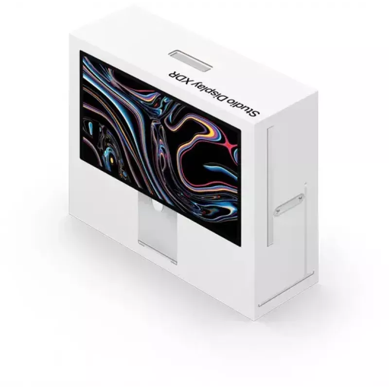 Monitor Apple Studio Display XDR — 27 Zoll 5K (5120×2880), LED, Nanotexturglas, neigungs- und höhenverstellbarer Ständer, Silber