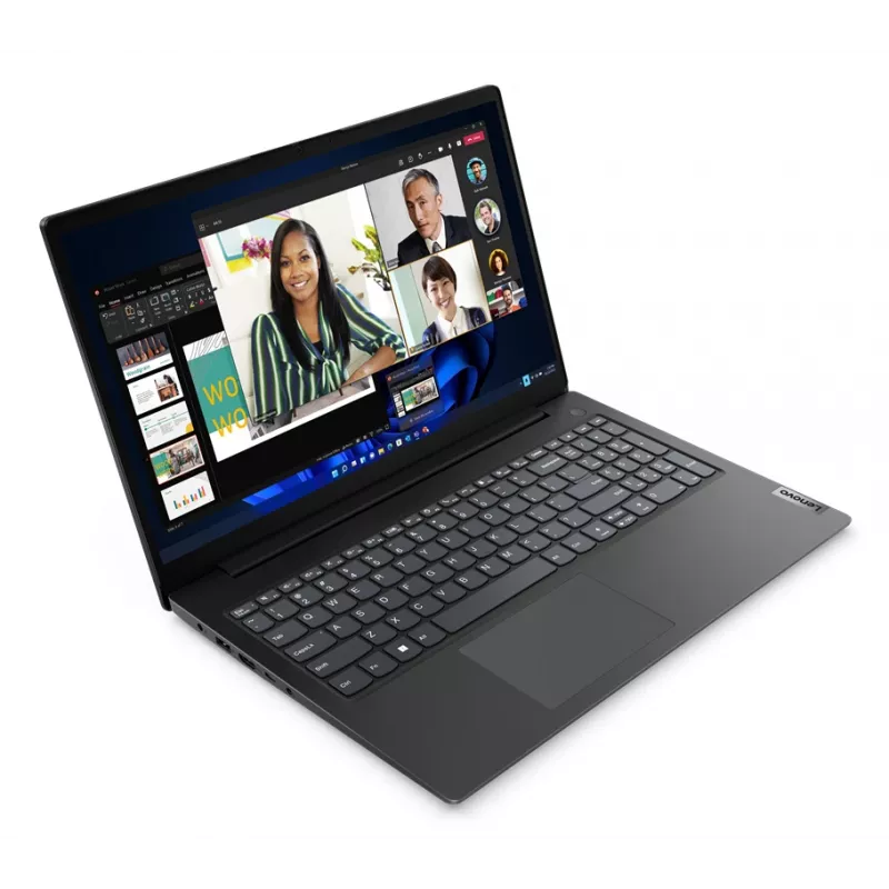 Lenovo V15 G4 AMN AMD Ryzen™ 3 7320U Laptop 39,6 cm (15,6 Zoll) Full HD 8 GB LPDDR5-SDRAM 256 GB SSD Wi-Fi 5 (802.11ac) Windows 11 Home Französisch Schwarz