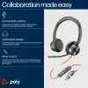 HP Poly Poly Schwarzwire 8225 Microsoft Teams Certified USB-C Headset