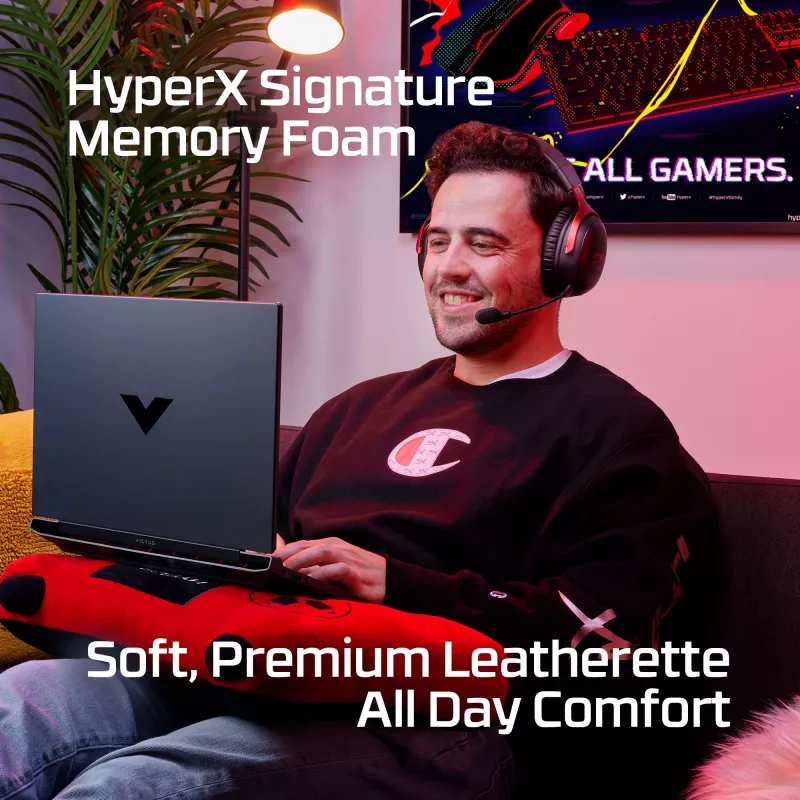 HyperX Cloud III Wireless - Gaming-Headset, Schwarz, China, ohrumschließend, geschlossen, aktiv, 155 mm