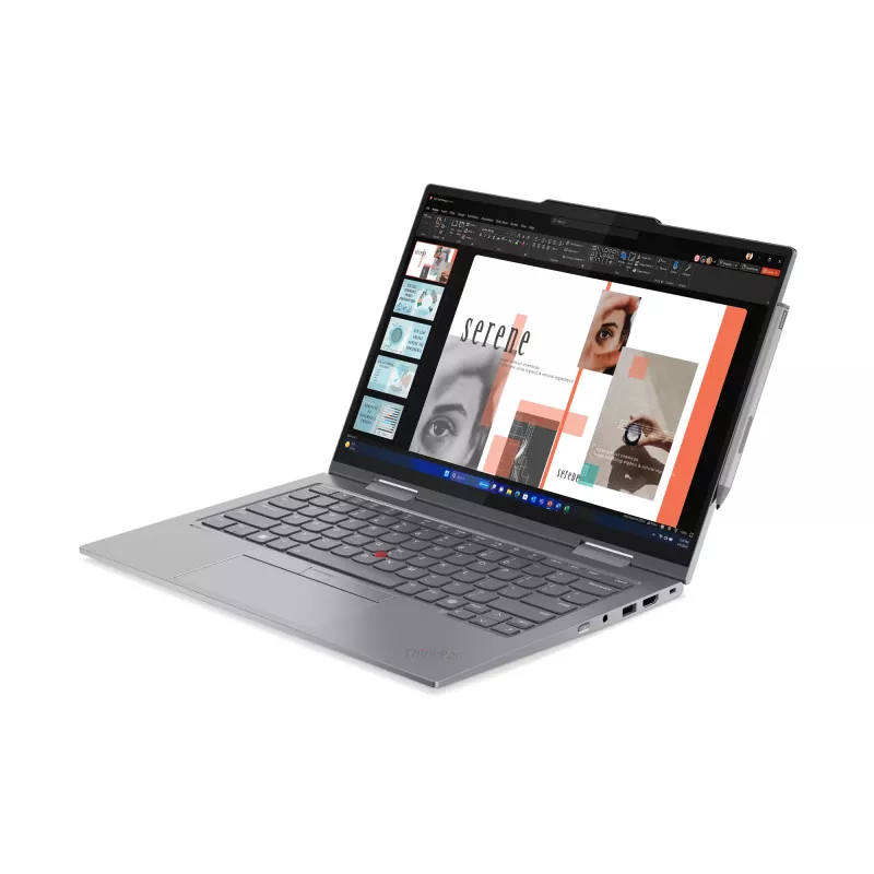Lenovo ThinkPad X1 2-in-1 Gen 9 Intel Core Ultra 7 155U Hybrid (2-in-1) 35,6 cm (14 Zoll) Touchscreen WUXGA 16 GB LPDDR5x-SDRAM 512 GB SSD Wi-Fi 6E (802.11ax) Windows 11 Pro Deutsch Grau