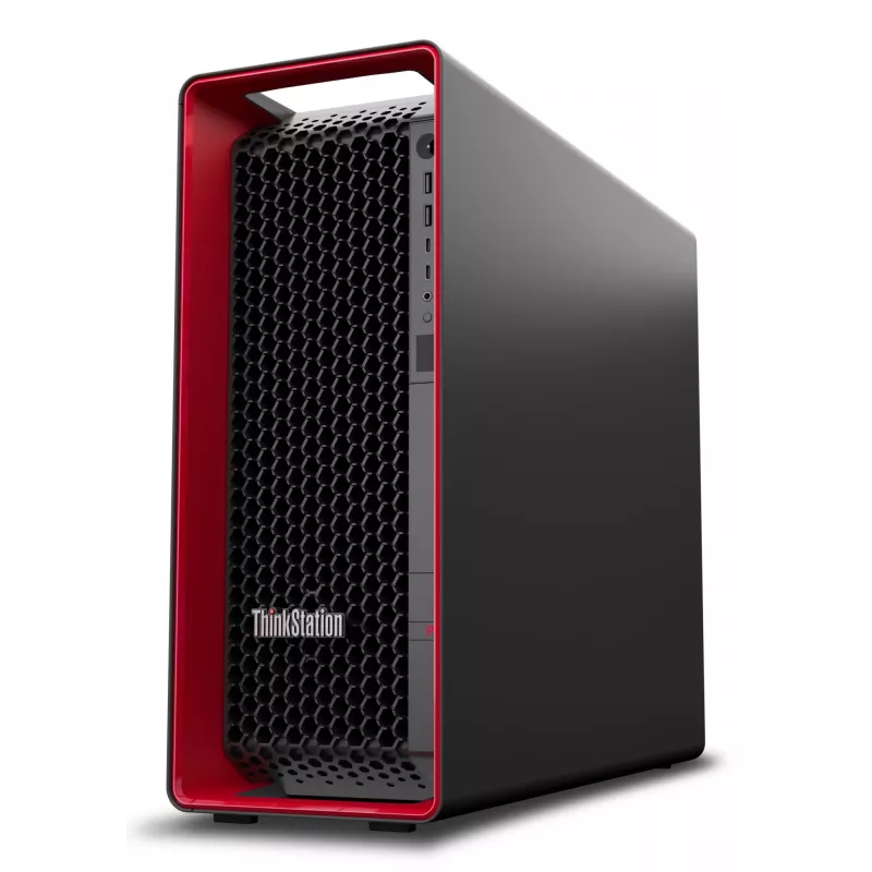 Lenovo ThinkStation P8 AMD Ryzen Threadripper PRO 7945WX 64 GB DDR5-SDRAM 1 TB SSD Windows 11 Pro Tower Workstation Schwarz