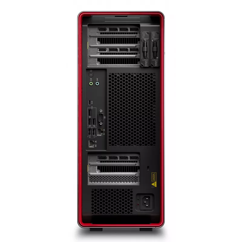 Lenovo ThinkStation P8 AMD Ryzen Threadripper PRO 7945WX 64 GB DDR5-SDRAM 1 TB SSD Windows 11 Pro Tower Workstation Schwarz