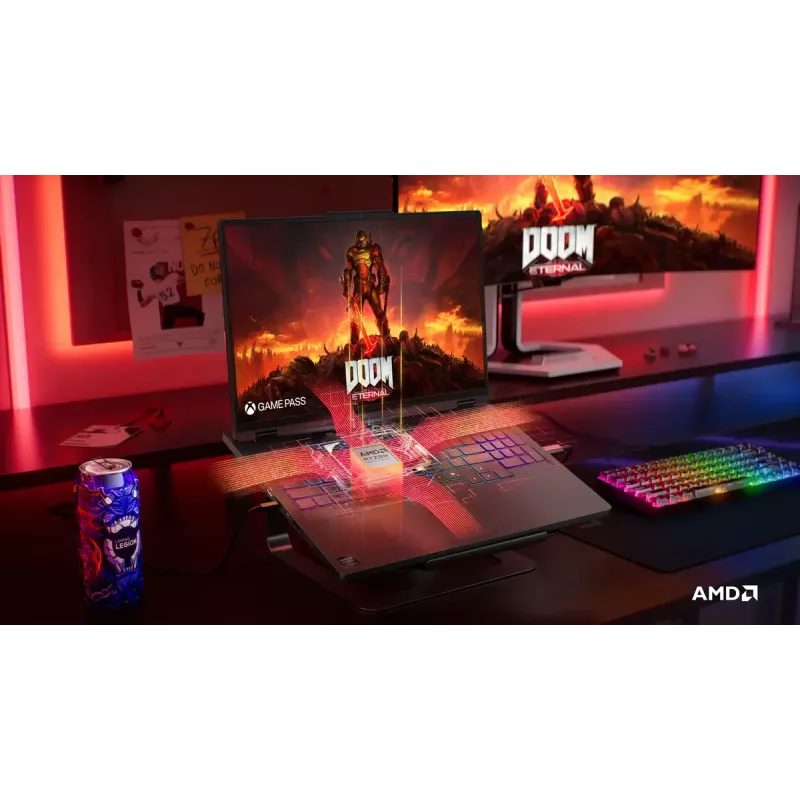 Laptop Lenovo Legion Pro 5 16 WQXGA – AMD Ryzen 9 9955HX, 32GB RAM, 1TB SSD, NVIDIA RTX 5070 8GB, Windows 11 Home