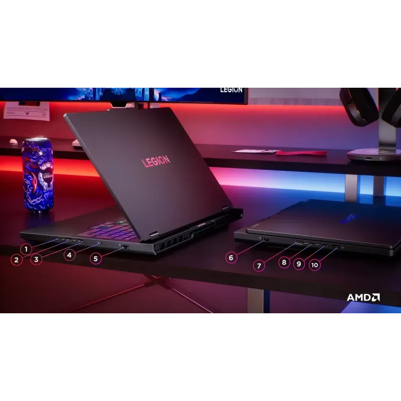 Laptop Lenovo Legion Pro 5 16 WQXGA – AMD Ryzen 9 9955HX, 32GB RAM, 1TB SSD, NVIDIA RTX 5070 8GB, Windows 11 Home