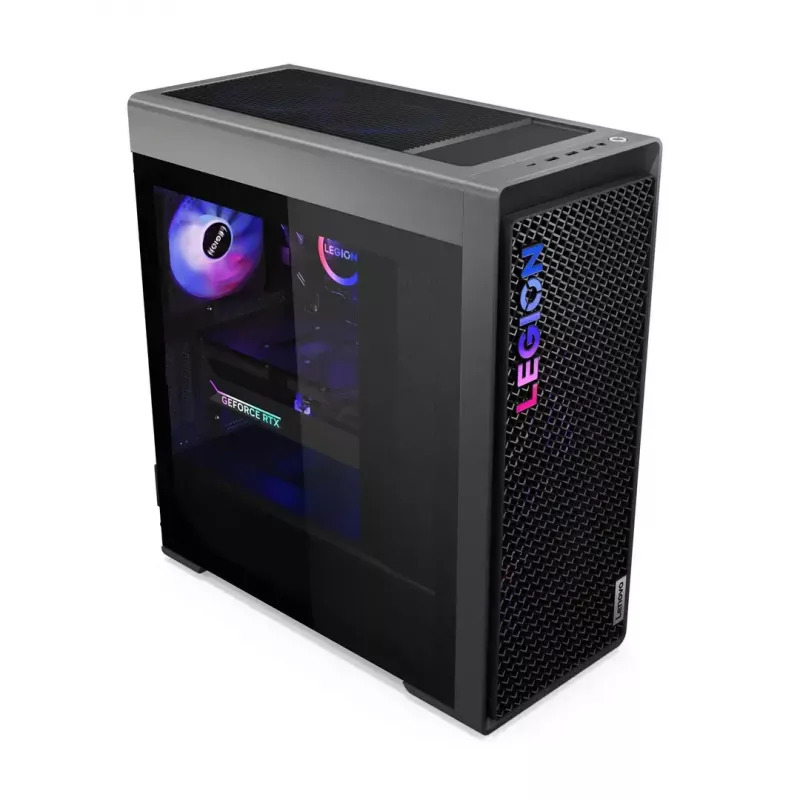 PC Tower Lenovo Legion T7 34IAS10 – Intel Core Ultra 7 265KF 20‑core, 64 GB DDR5, 2 TB PCIe 4.0 SSD, NVIDIA GeForce RTX 5070 Ti, Storm Grau