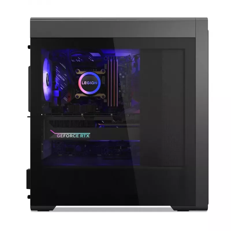 PC Tower Lenovo Legion T7 34IAS10 – Intel Core Ultra 7 265KF 20‑core, 64 GB DDR5, 2 TB PCIe 4.0 SSD, NVIDIA GeForce RTX 5070 Ti, Storm Grau