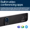 HP Poly Studio X72 All-in-One-Videoleiste mit TC10-Controller-Kit