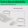 HP 225 Kabelgebundene Maus- und Tastaturkombination, Full-Size (100 %), Kabelgebunden, USB, Weiß, Maus enthalten