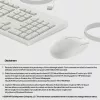 HP 225 Kabelgebundene Maus- und Tastaturkombination, Full-Size (100 %), Kabelgebunden, USB, Weiß, Maus enthalten