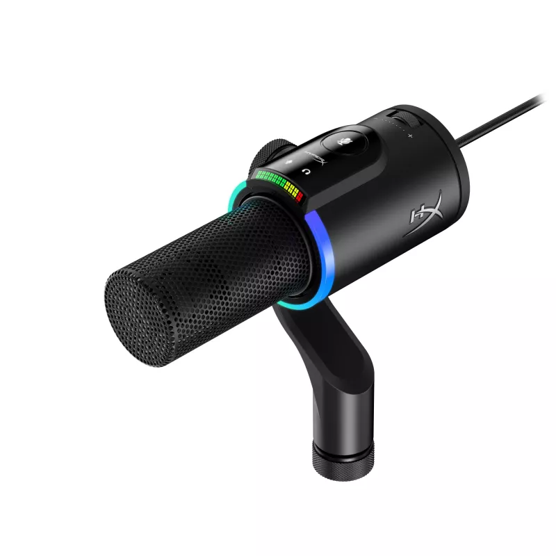 HyperX FlipCast – USB/XLR dynamisches Mikrofon (Schwarz), Dynamisches Mikrofon, -10 dB, 20 - 20000 Hz, 0,05 %, 1 Ω, 192 kHz