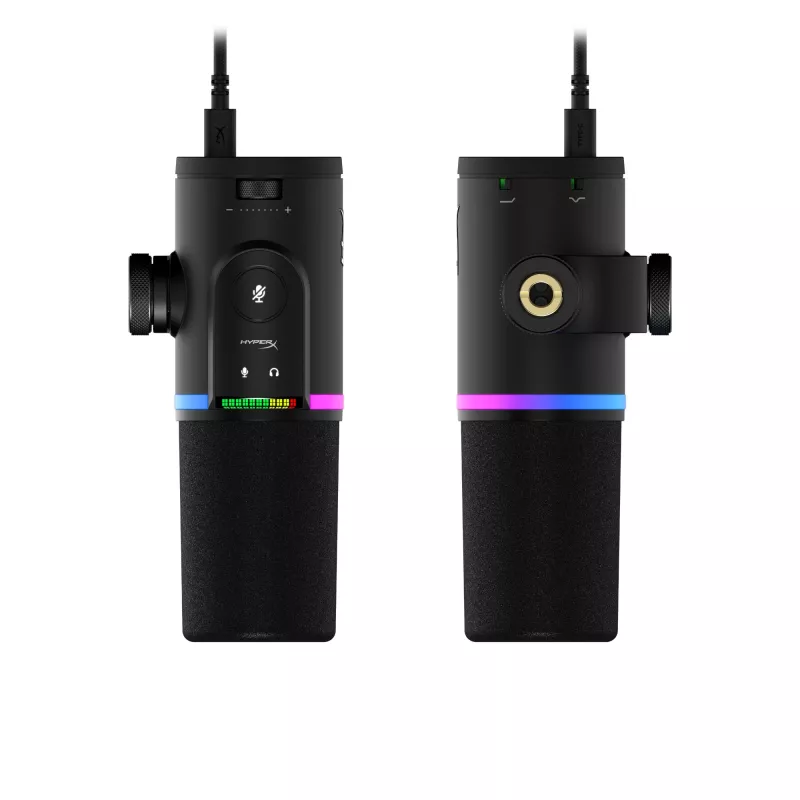 HyperX FlipCast – USB/XLR dynamisches Mikrofon (Schwarz), Dynamisches Mikrofon, -10 dB, 20 - 20000 Hz, 0,05 %, 1 Ω, 192 kHz