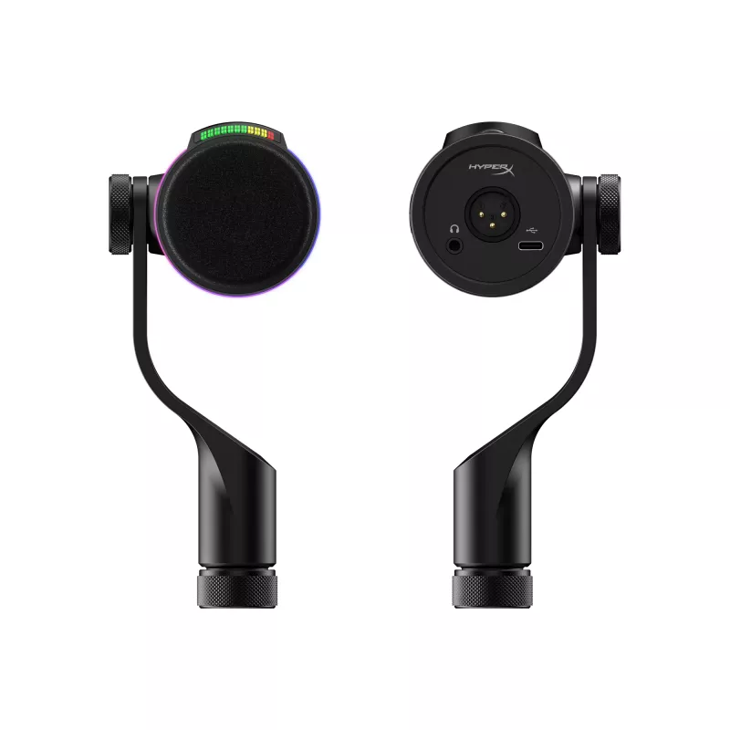 HyperX FlipCast – USB/XLR dynamisches Mikrofon (Schwarz), Dynamisches Mikrofon, -10 dB, 20 - 20000 Hz, 0,05 %, 1 Ω, 192 kHz