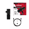HyperX FlipCast – USB/XLR dynamisches Mikrofon (Schwarz), Dynamisches Mikrofon, -10 dB, 20 - 20000 Hz, 0,05 %, 1 Ω, 192 kHz