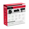 HyperX FlipCast – USB/XLR dynamisches Mikrofon (Schwarz), Dynamisches Mikrofon, -10 dB, 20 - 20000 Hz, 0,05 %, 1 Ω, 192 kHz