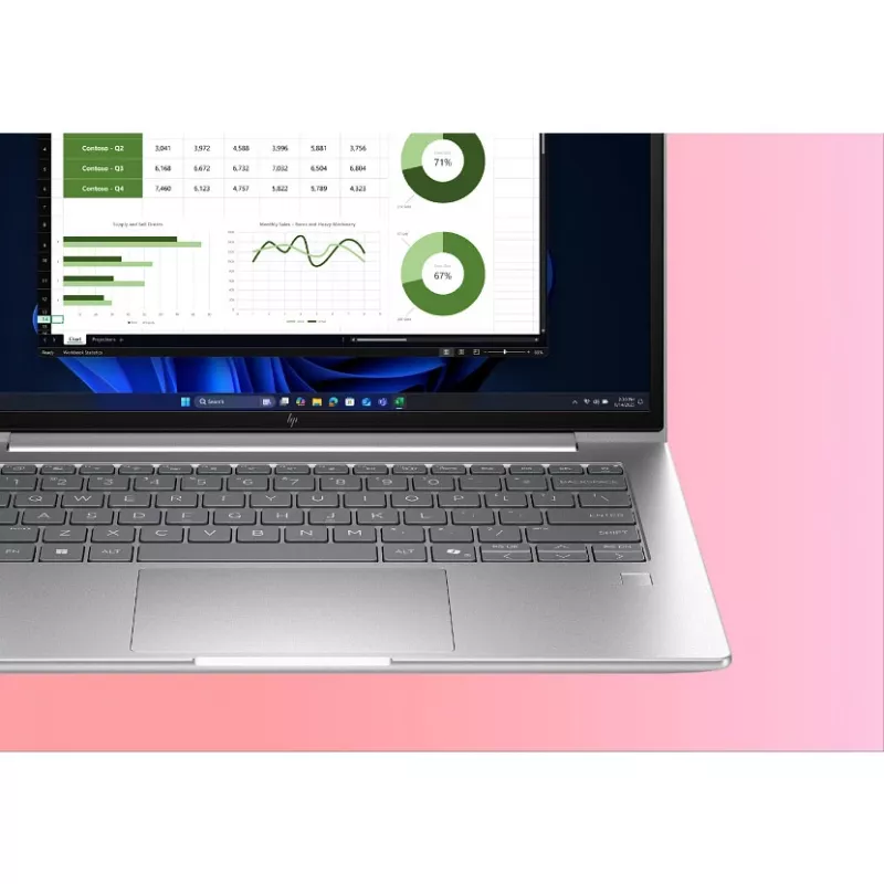 HP EliteBook 6 G1i Intel Core Ultra 7 255U Laptop 35,6 cm (14 Zoll) WUXGA 16 GB DDR5-SDRAM Wi-Fi 7 (802.11be) Windows 11 Pro AI-PC Silver