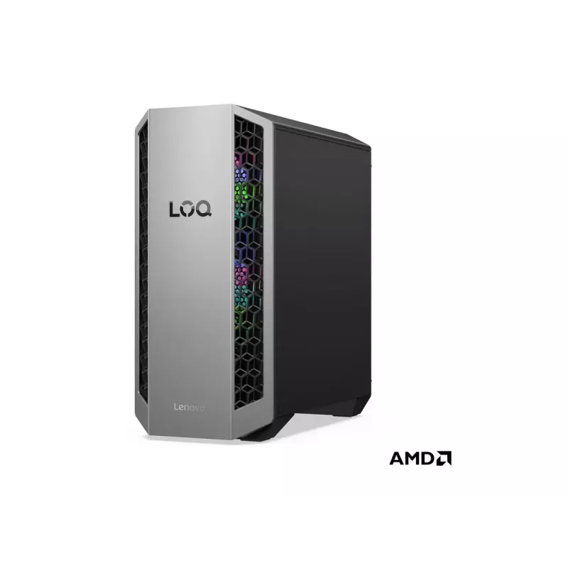 Desktop-Tower Lenovo LOQ 26ADR10 — AMD Ryzen 7 8745HX, 32 GB DDR5 (2×16 GB), 1 TB, NVIDIA GeForce RTX 5060 Ti, Windows 11 Home