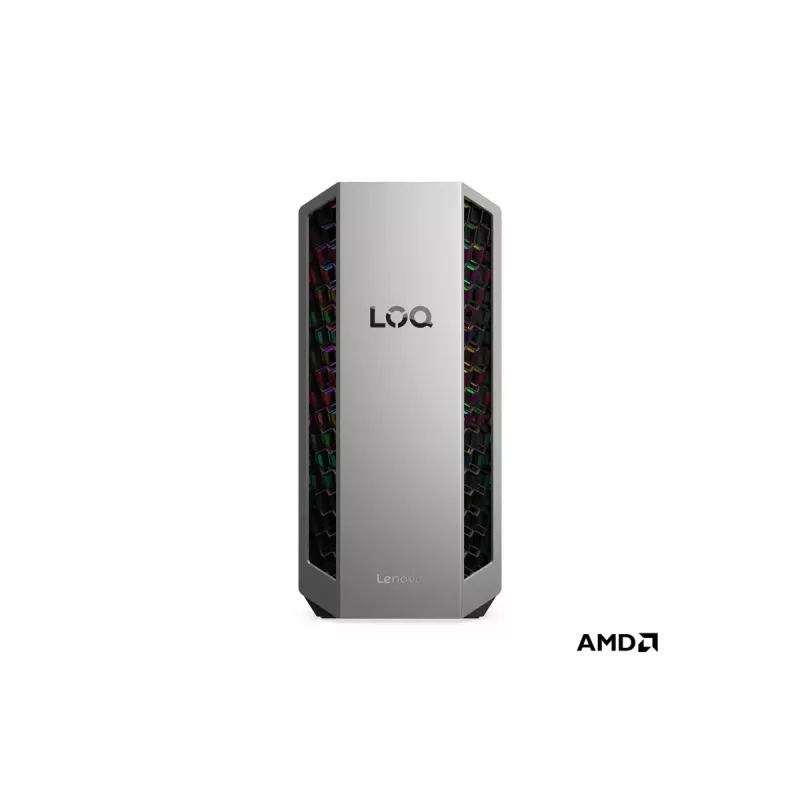Desktop-Tower Lenovo LOQ 26ADR10 — AMD Ryzen 7 8745HX, 32 GB DDR5 (2×16 GB), 1 TB, NVIDIA GeForce RTX 5060 Ti, Windows 11 Home