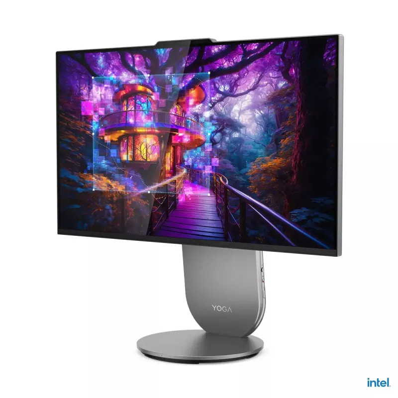 All-in-One-Desktop Lenovo Yoga AIO 9 27IAH10 — 27 Zoll QHD, Intel Core Ultra 7 255H, 16 GB LPDDR5x, 1 TB SSD, Intel Arc 140T, Windows 11 Home