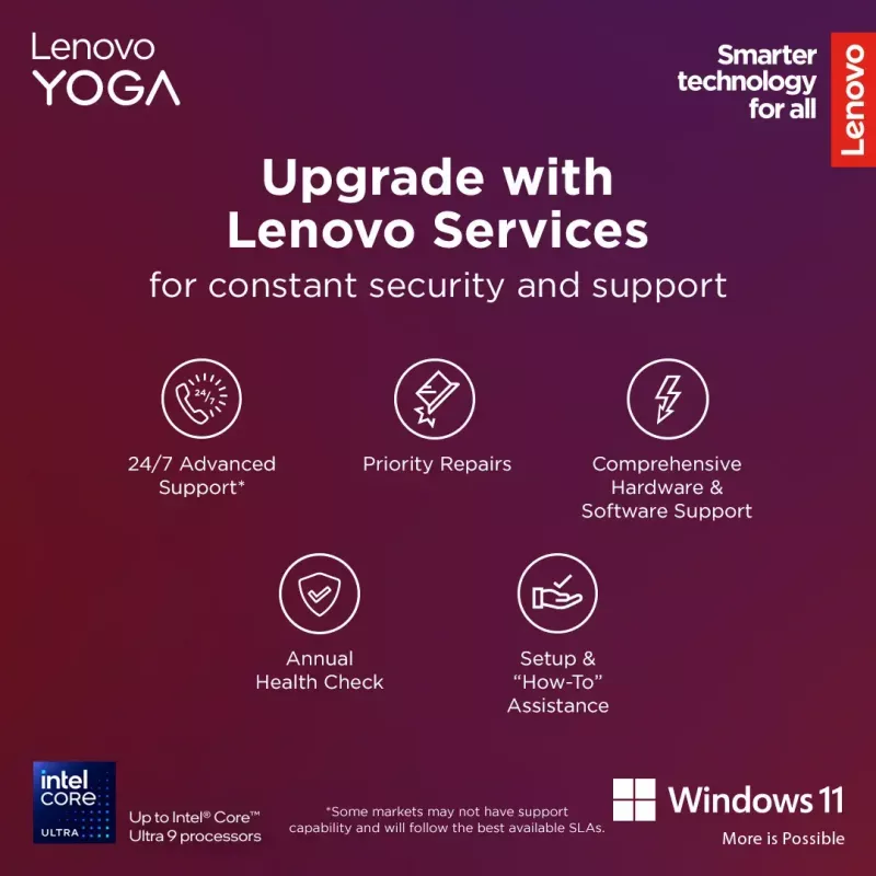 All-in-One-Desktop Lenovo Yoga AIO 9 27IAH10 — 27 Zoll QHD, Intel Core Ultra 7 255H, 16 GB LPDDR5x, 1 TB SSD, Intel Arc 140T, Windows 11 Home