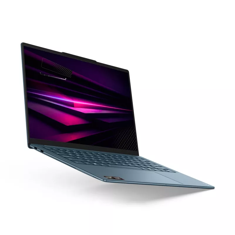 Lenovo Yoga schlank 7 14AGP11 Copilot+ PC AMD Ryzen™ AI 7 445 Laptop 35,6 cm (14 Zoll) 2.8K 16 GB 1 TB SSD Wi-Fi 7 (802.11be) Windows 11 Home Deutsch Teal