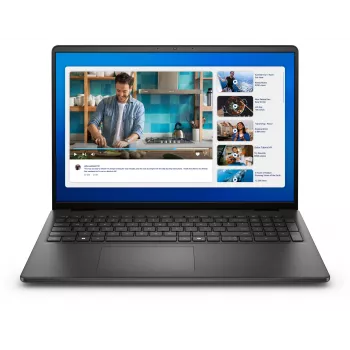 DELL DC16250 Intel Core 5 120U Laptop 40,6 cm (16 Zoll) Full HD+ 8 GB DDR5-SDRAM 512 GB SSD Wi-Fi 6 (802.11ax) Ubuntu Linux UK International Schwarz