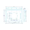 ProDVX FM-10S — schwarze Monitorhalterung, 270×188×27,4 mm, 0,67 kg, 1 Stk.