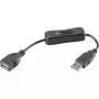 USB-Kabel Renkforce RF-3322982 0,25 m USB A Schwarz