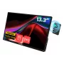Tragbarer Monitor VERBATIM 13,3 Zoll WUXGA (1920x1200) IPS Touchscreen, Batterie, USB-A/USB-C, 3,5 mm, Aluminium, 0,925 kg