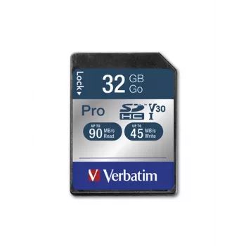 Flash-Speicher Verbatim Pro 32 GB SDHC UHS Klasse 10