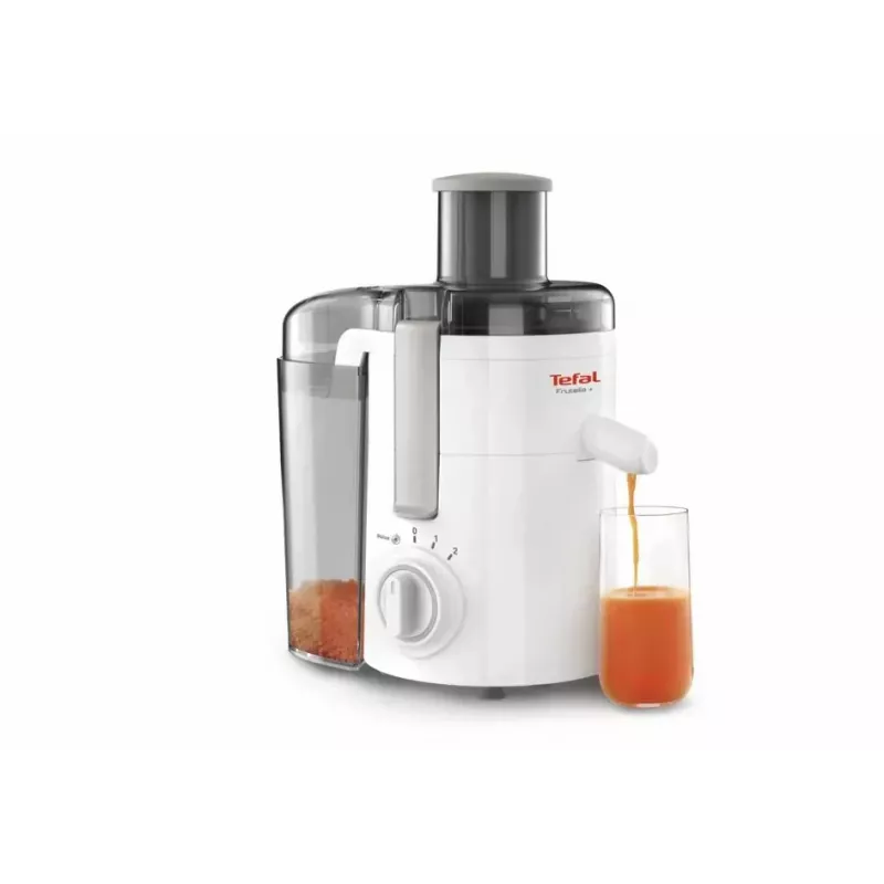 Elektrischer Tomatenentsafter Tefal Frutelia ZE370138 — weiß, Stufengeschwindigkeitsregelung