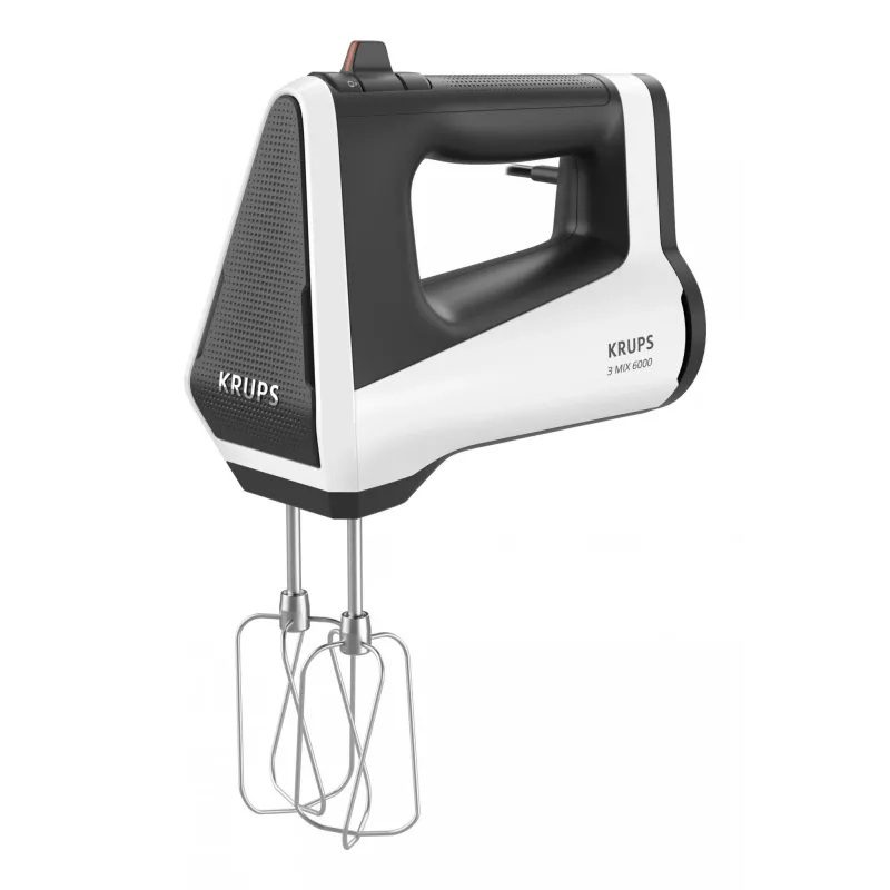 Krups 3MIX 6000 Handmixer 600 W Grau, Weiß