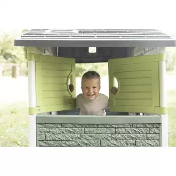 Garten-Spielhaus Simba‑Dickie Smoby Life Playhouse Evo Friends — Outdoor-Kinderspielhaus