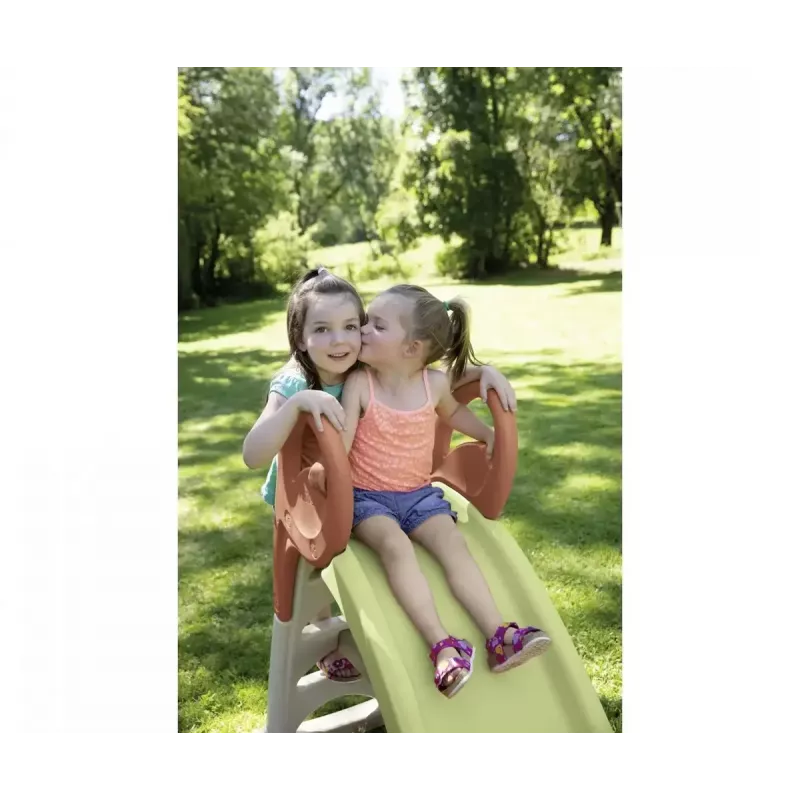 Outdoor-Rutsche SMOBY Life Slide KS 820510 — Kinder-Gartenrutsche aus Kunststoff