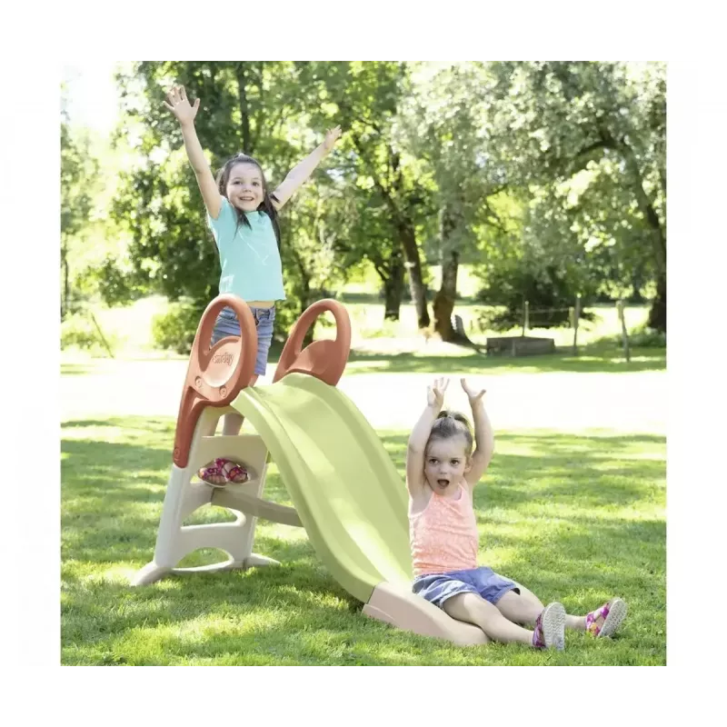 Outdoor-Rutsche SMOBY Life Slide KS 820510 — Kinder-Gartenrutsche aus Kunststoff