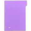 Divider Elba Oxford 400005445 — A4 Polypropylen (PP), sortierte Farben, 6 Stück, 227×300 mm