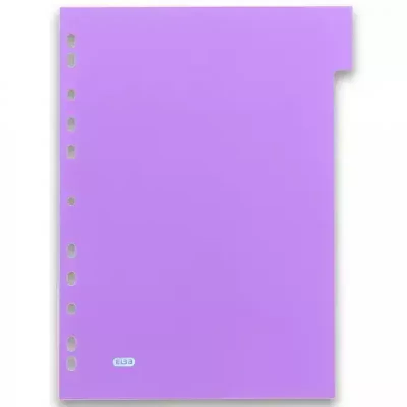 Divider Elba Oxford 400005445 — A4 Polypropylen (PP), sortierte Farben, 6 Stück, 227×300 mm