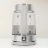 Tefal Glaskocher KI605B30 elektrischer Wasserkocher 1,7 L 2200 W Grau, Silber, Transparent
