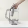Tefal Glaskocher KI605B30 elektrischer Wasserkocher 1,7 L 2200 W Grau, Silber, Transparent
