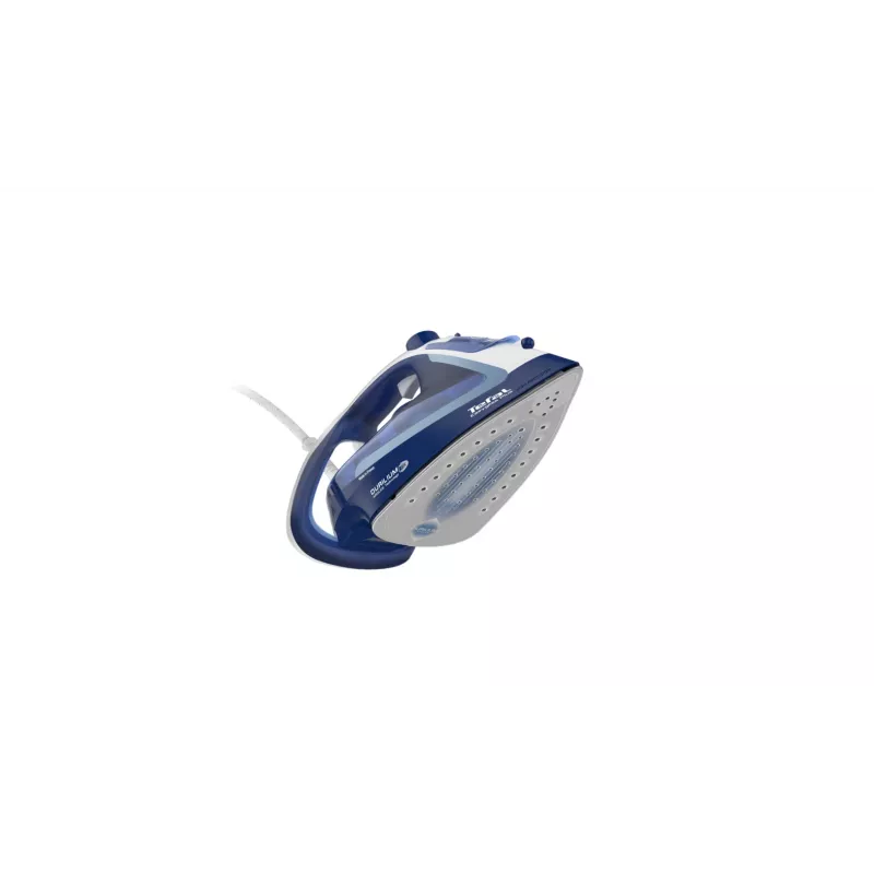 Tefal EasyGliss Plus FV5735 Bügeleisen Trocken- & Dampfbügeleisen Durilium-Bügelsohle 2500 W Blau, Weiß