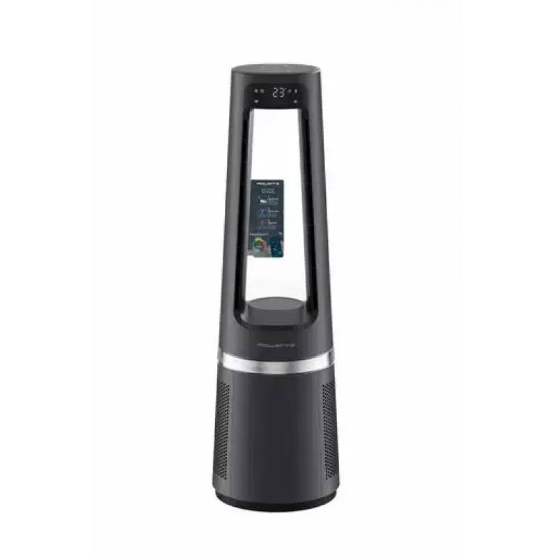 Luftreiniger Rowenta Eclipse 3-in-1 Connect QU5072 für bis zu 50 m², 130 m³/h, 62 dB, Silber