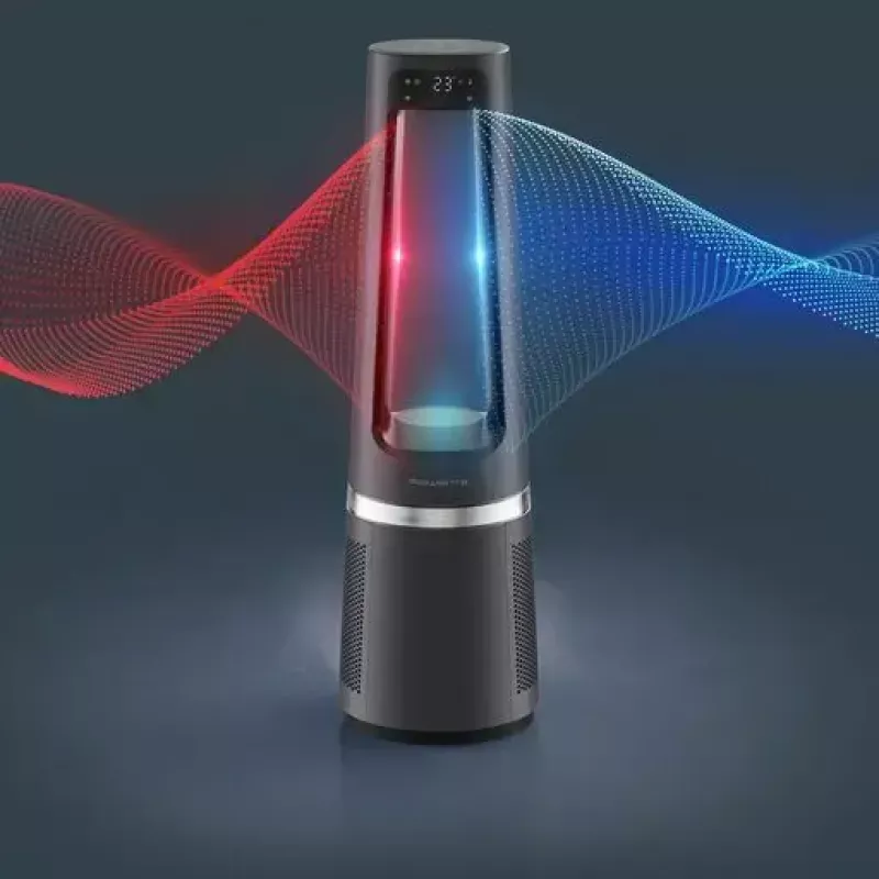 Luftreiniger Rowenta Eclipse 3-in-1 Connect QU5072 für bis zu 50 m², 130 m³/h, 62 dB, Silber