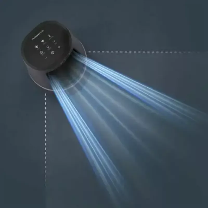 Luftreiniger Rowenta Eclipse 3-in-1 Connect QU5072 für bis zu 50 m², 130 m³/h, 62 dB, Silber