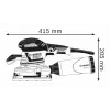 Bosch 0 601 292 801 tragbarer Schwingschleifer Orbitalschleifer 11000 U/min 22000 OPM