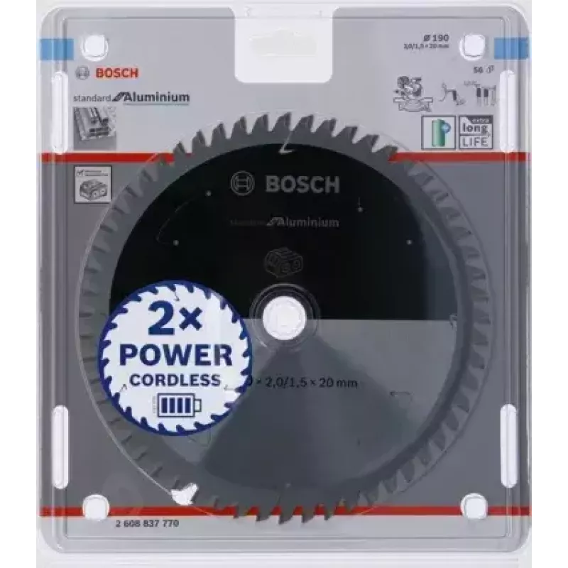 Bosch 2 608 837 770 Kreissägeblatt 19 cm 1 Stück